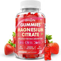 Magnesium Citrate Gummies 600mg for Women Men, High Absorption Magnesium Supplement Gummies for Calm, Relaxation, Muscle Health, Vegan, Strawberry Flavor, 60 Count