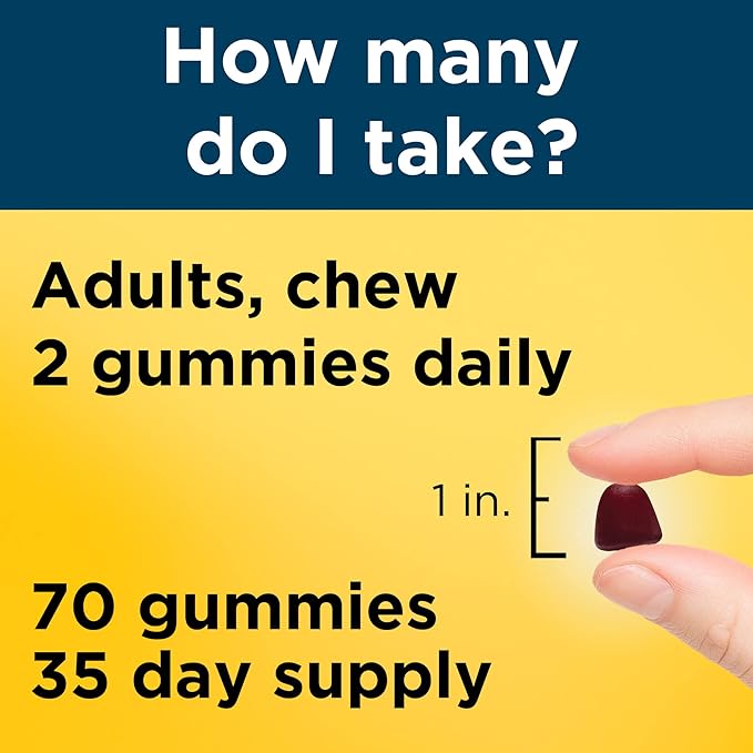 Nature Made Multi for Him, Mens Multivitamins Gummies, Energy Metabolism Support, Multivitamin for Men, 70 Gummy Vitamins and Minerals, 35 Day Supply