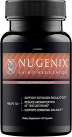 Nugenix Estro-Regulator - DIM Supplement, Estrogen Blocker for Men and Aromatase Inhibitor, Testosterone Booster - 60 Capsules