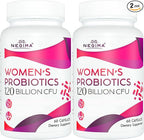 Negima Menopause Supplements for Women, 120 Billion CFUs Probiotics for Women, 13-in-1 Herbs & Botanicals Complex, for Hormone Menopause, Hot Flashes, Night Sweats, Mood Swings, Sleep - 120 Capsules