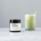 Erbology 100% Organic Ceremonial Grade Matcha 1.4 oz - Tencha Stone-Ground - Straight from Farm in Kyoto, Japan - Energizing and Stress-Reducing - Non-GMO - Recyclable Glass Jar