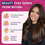 ZEBORA Hair Growth Vitamins with Biotin, Keratin & Collagen - Biotin Gummies with Beauty Support Blend for Hair, Skin & Nails - Vegan Hair Vitamins for Women & Men - 90 Blueberry Gummies, Non-GMO