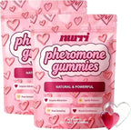 Gummies for Her, Gomitas De Feromonas para Mujer, with Slippery Elm, Supports Balance,Confidence & Social Vibe, Strawberry Flavor, 60 Gummies (2)