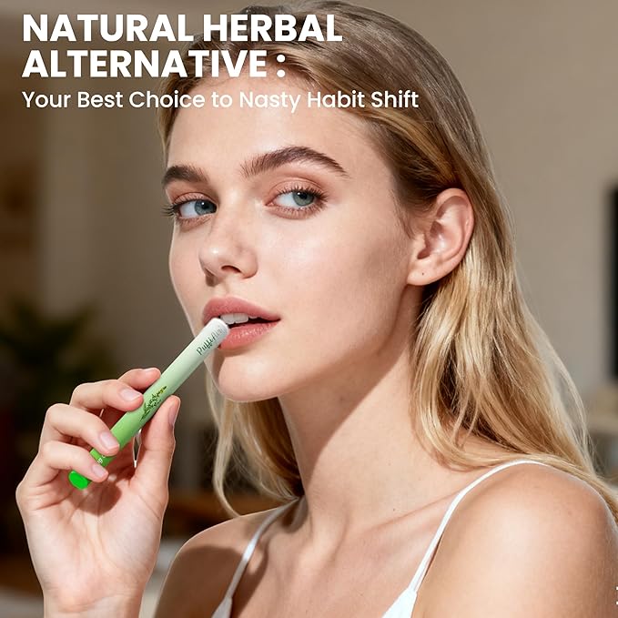 Herbal Diffuser Pen, Detox Diffuser with Mullein, Thyme & Mint for Better Breathing, All Natural Swap - Up to 600 Uses (Varies by Usage), 3 Diffusers, 1 Pack