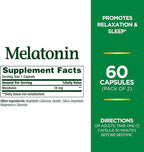 Melatonin by Nature's Bounty, 60 Count (Pack of 2)