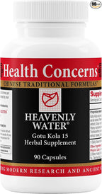 Health Concerns Heavenly Water – Menstrual Cycle & PMS Relief for Women – Menopause Support – Hormonal Balance – Gotu Kola & Chaste Tree Berry Herbal Supplement – Chinese Medicine – 90 Capsules