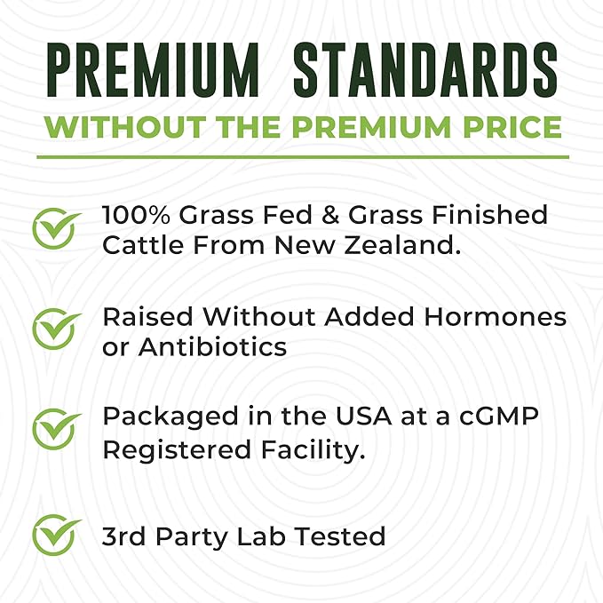 Beef Organ Supplement Grass Fed - 7 Beef Organs Complex from New Zealand - Liver Heart Pancreas Kidney Lung Spleen Bone Marrow - Non-GMO, No Fillers, Hormone & Antibiotic Free - Carnivore Diet - 180ct