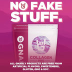 Gnarly Nutrition Collagen Peptides – Gnarly Collagen Pro with Vitamin C, Zinc & Copper – NSF Sport Certified, Protein Synthesis Vitamin Powder – Unflavored, 16.05 oz (30 Servings)