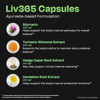 Auric Herbal Liver Support Supplement | Milk Thistle (Silymarin), Turmeric, Garlic, Ginger for Liver Health | Advanced Detox & Cleansing Formula for Active Liver | 60 Capsules