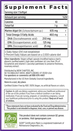 New Chapter Vegan Algae Oil, DHA, EPA, and DPA Supplement - Vegan Omega-3 Complex for Heart, Brain, Eye & Joint Support - 30 Softgels
