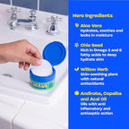JB SKRUB The Face Pads - Kids, Tween Boys & Teens Acne Cleansing Pads for Cool Confidence - Say Goodbye to Greasy Skin and Hello to Freshness - 40 Cleansing Wipes, Single Pack
