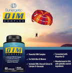 Sunergetic Premium DIM Supplement – 150mg diindolylmethane, Broccoli, Calcium D-Glucarate & Bioperine for Men & Women – DIM Complex for Menopause Support & Balance - 60 Capsules