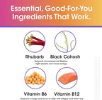 vH essentials Menopause Energy & Focus Support 60 Capsules – Multi-Symptom Support for All-Stages of Menopause: hot Flashes, Night Sweats, Mood Swings, Fatigue & Brain Fog