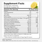 Myo & D-Chiro Inositol Gummies for Women – 40:1 Ratio Hormone Balance & Fertility Support with ALA, Vitamin D3, B12 & Chromium – Lemon Flavor Inositol Supplement for Women – 60 Gummies 1 Pack