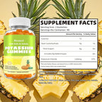 90 Count 1200mg Potassium Chloride Gummies,Sugar Free Electrolyte Balance Gummies,Muscle Relief & Heart Health Potassium Supplement for Adults Women Men
