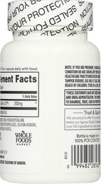 365 by Whole Foods Market, CoQ10 200mg, Vegan, 60 Count