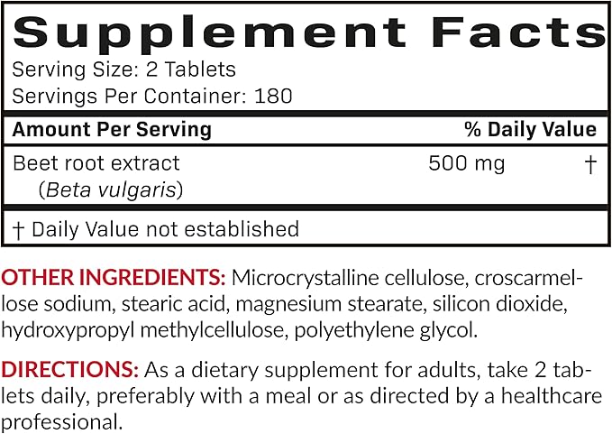 Futurebiotics Beet Root Extra Strength, Non-GMO, 360 Vegetarian Tablets