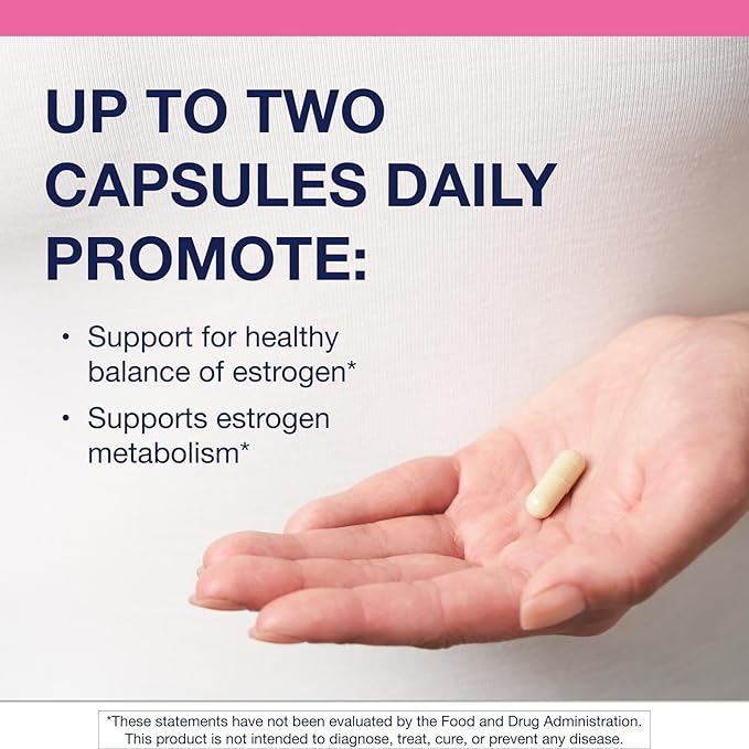 Metagenics Meta Indole-3-Carbinol Supplement - Supports Estrogen Hormone Balance, Antioxidant & Liver Health* - Non-GMO, Gluten-Free, Vegan - GMP Certified Facility - 180 Capsules