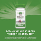 Nature's Way Red Clover Blossom Herb, Traditional Women's Health Support*, 800 mg per Serving, 100 Vegan Capsules (Pack of 2)