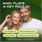 Liposomal NAD Supplement with Resveratrol – NMN Supplement Alternative – Third-Party Tested – 30-Day Supply – Advanced NAD+ Resveratrol