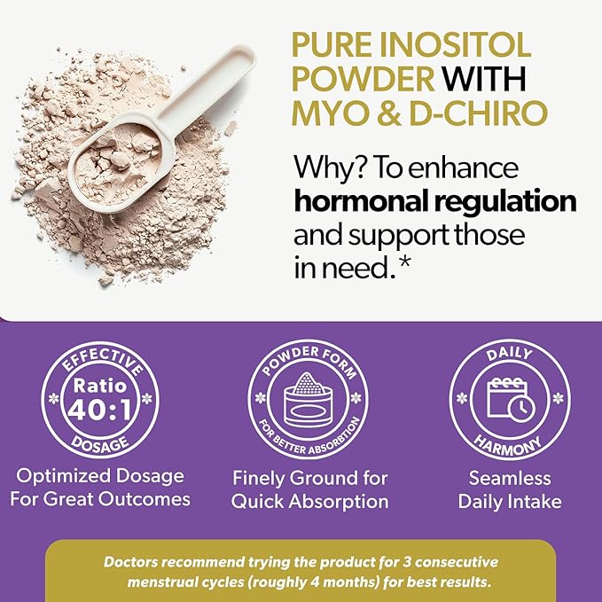 Save 10% on Ultimate Inositol Wellness Bundle – Myo-Inositol & D-Chiro Inositol Supplement Capsules + Powder for Hormonal Balance & PCOS Support