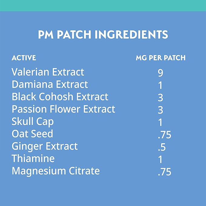 plusOne Vital Menopause Patches AM & PM – Hot Flash & Night Sweat Support – Promotes Energy & Sleep – Herbal Arjuna Daily Patches – 16ct