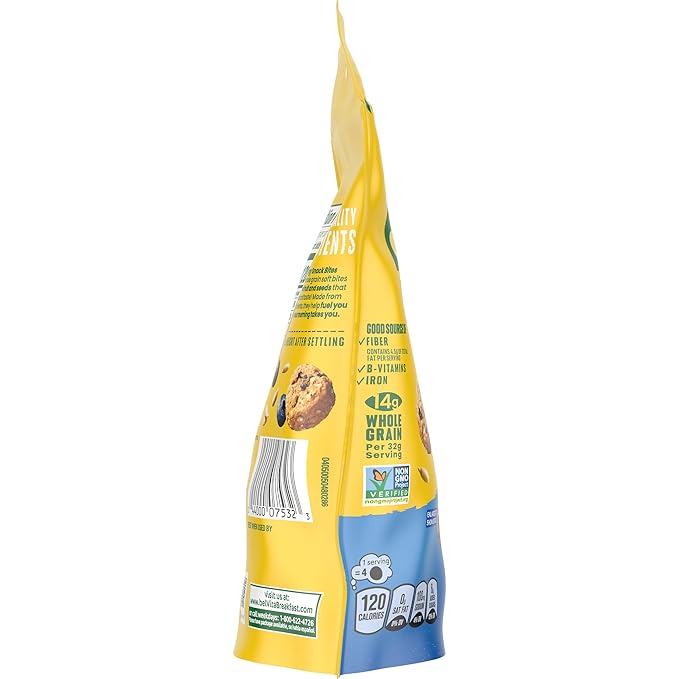 belVita Energy Snack Bites, Blueberry and Sunflower Seed, 5 oz (Pack of 2)