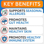 BARK&SPARK Dog Allergy Relief Soft Chews for Skin Health & Seasonal Allergies - Anti-Itch Supplement w/Omega-3, Quercetin & Bromelain Immune Treats for Dry Skin & Hot Spots - Grilled Chicken - 180ct
