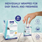 Dr. Fischer Tea Tree Eyelid Wipes for Dry Eyes - Gentle Eye Wipes for Everyday Eye Conditions and Hypoallergenic Makeup Remover (60 Wipes)