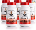 Christopher's Original Formulas Liver & Gallbladder Formula Capsules - Gallbladder Supplements with Digestive Enzymes - Supports Digestive System with Natural Herbs - Pack of 5