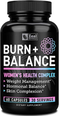 Zeal Naturals Weight Loss Support for Women + Daily Balance Vitamins (Iron, Vitamin D, Setria®, Folate) Premium Diet Support Pills for Women+ Multivitamin and Hormone Support