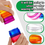 Sieral 7 Days Stackable Pill Organizers 7 Compartments Round Pill Boxes Tower Weekly Vitamin Individual Storage Containers Travel Cases with Lids for Medications, Vitamins and Supplements(4 Sets)