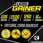 Forzagen Lean Gainer Premium Mass Builder | Mass Gainer Protein Powder for Men & Women (12 Lbs, Creamy Vanilla)