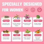 (2 Packs) 40-in-1 Menopause Supplements for Women, Multibenefit & Complete Black Cohosh for Hot Flashes, Night Sweats & Hormone Balance, w/ Probiotics, DIM, Vitex, Dong Quai, Red Clover and More