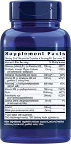 Life Extension BioActive Complete B-Complex, Heart, Brain and Nerve Support, Healthy Energy, Metabolism, Complete B Complex, 60 Vegetarian Capsules