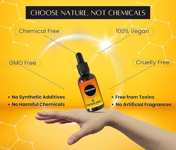 Earth N Pure Essential Oil Blend for Meditation 100 ml