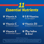 L’il Critters Paw Patrol Gummy Vites Daily Gummy Multivitamin for Kids, Vitamin C, D3 for Immune Support Cherry, Orange and Blueberry Flavors, 190 Gummies