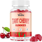 3300mg Tart Cherry Gummies for Uric Acid Cleanse, Sleep, Gout, Joint & Kidney Support – Tart Cherry Extract with Celery Seed, Melatonin, Vitamin C – Detox & Antioxidant – Mixed Berry Flavor, 60 Count