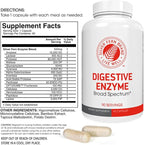 Silver Fern Brand Ultimate High Potency Digestive Enzyme Supplement - 2 Bottles - 100% Intestinal Coverage - Digestive Comfort - Improve Food Tolerability