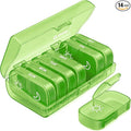 AUVON XL Weekly Pill Organizer 2 Times a Day, AM PM Pill Case with One-Side Large Opening for Easy to Use, Pill Box 7 Day Travel Medication Organizer for Medications, Vitamins, Fish Oils, Supplements