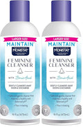 Monistat Boric Acid Feminine Wash, Fragrance-Free Intimate Wash for Women with Gentle pH-Balanced Formula, 16 Fl Oz (Pack of 2)