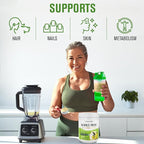 NaturalSlim Metabolic Protein Powder with Collagen, whey protein powder shake, Hydrolyzed Collagen with L-Glutamine for Metabolic Support, Digestion, Skin, Joints & Muscle, Low Carb 17.06 oz Vanilla