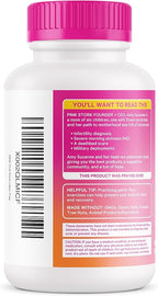 Pink Stork Labor Prep Supplement – Evening Primrose Oil & Red Raspberry Leaf for Third Trimester, Gentle Labor & Postpartum Support, Pregnancy & Breastfeeding Safe, 60 Vegan Capsules