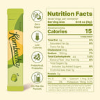 TEAZEN Korean Plum Kombucha Tea, Electrolyte & Hydration Drink Mix, Sugar Free, Live Probiotics & Prebiotics, On-the-Go 30 Packets, 5.29oz