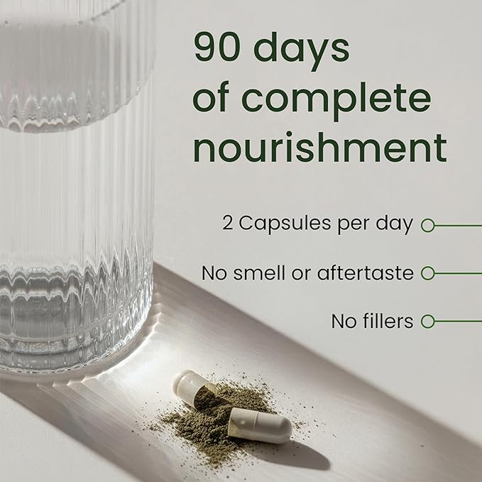 Grass Fed Beef Organ Supplement for Women with Super Greens & Antioxidant Fruits – 60+ Bioavailable Nutrients for Hormone Balance, Cycle Comfort, Primal Energy, Immunity, Hair & Skin – 3 Month Supply