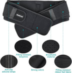 Sacroiliac Hip Belt for Women and Men, SI Joint Belt for Sciatica, Joint, Pelvis, Lower Back Pain Relief, Support Brace for Sacral Nerve, Hip Brace Fit Hip Size 44" - 55"