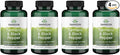 Swanson Premium Turmeric & Black Pepper Antioxidant Supplement for Active Adults Seeking Joint, Digestion, and Circulation Support - Non-GMO, Organic (90 Vegan Capsules, 4 Pack)