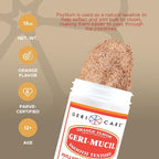 GeriCare Geri-Mucil Psyllium| 4-In-1 Orange-Flavor Psyllium Husk Powder| Daily Fiber Supplement| Sweetened Gluten-Free Fiber Drink Mix| Water-Soluble Husk Fiber Powder For Bowel Movement|13oz (2 Pack)
