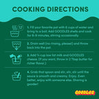 Goodles Cheddy Mac Creamy Cheddar and Macaroni Pasta - Nutrient Packed with Real Cheese, Fiber, Protein, Prebiotics, Plants, & Vegetables | Non-GMO, Organic Ingredients [Cheddy Mac, 6 oz. 1 Pack]