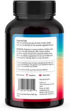 KJHD 2 Pcs Shilajit Ashwagandha Gummies with Sea Moss, Beet Root, Lion’s Mane Mushroom & Black Seed Oil – Organic Herbal Superfood Supplement – 120 Vegan Gummies